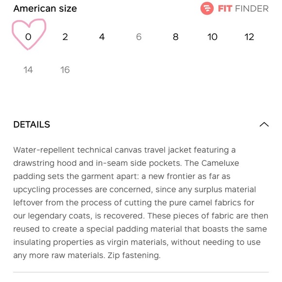 💓MaxMara Camel-wool Water Repellent Jacket - THE CUBE 💓 Size 0 - Picture 4 of 9